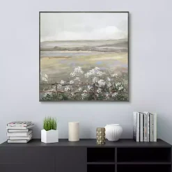 Soft Summer Meadow II Framed Canvas Art Print