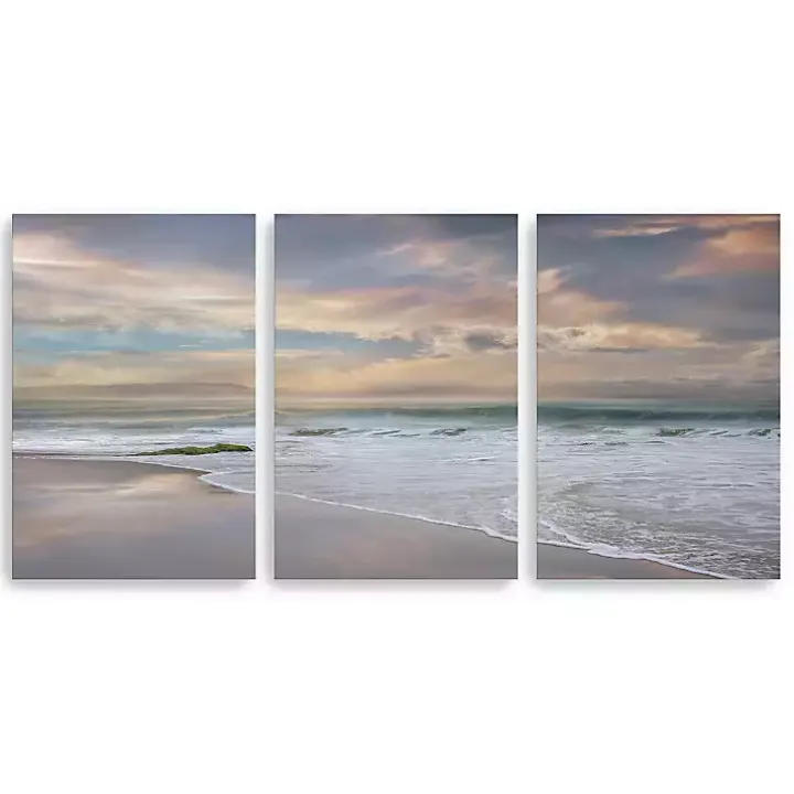 Soft Twilight Canvas Art Prints, 16x24, Set of 3