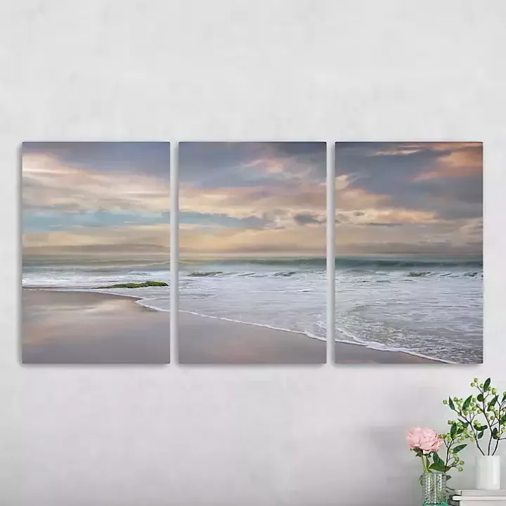 Soft Twilight Canvas Art Prints, 16x24, Set of 3