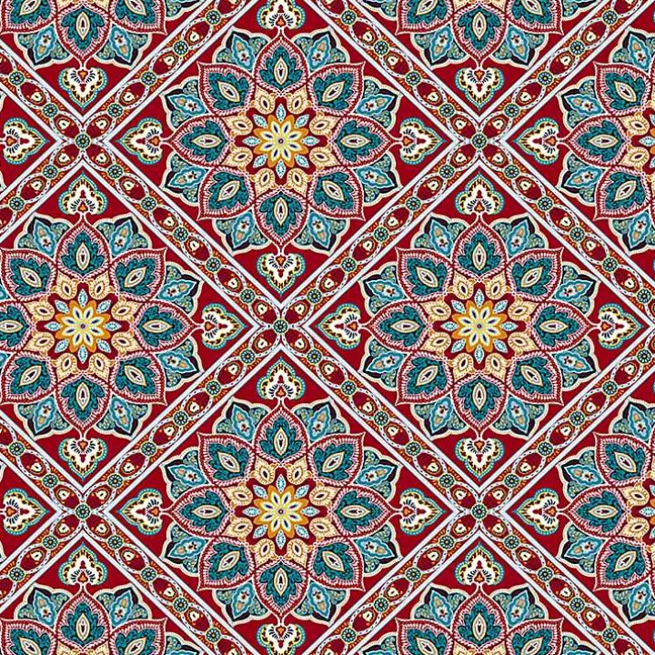 Solano Flowers Outdoor Seat Cushion