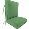 Solid Green Outdoor Deep Seat Cushion