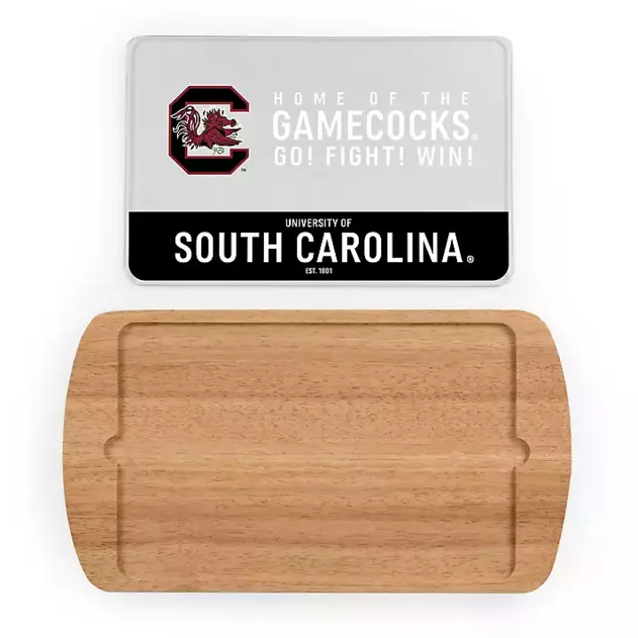 South Carolina Wood and Glass Serving Board