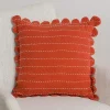 Spice Scalloped Edge Pillow