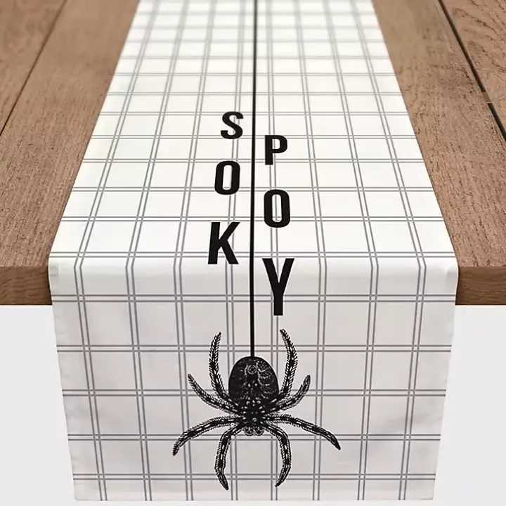 Spooky Spider Table Runner, 90 in.