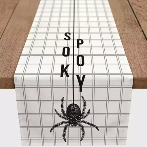 Spooky Spider Table Runner, 72 in.