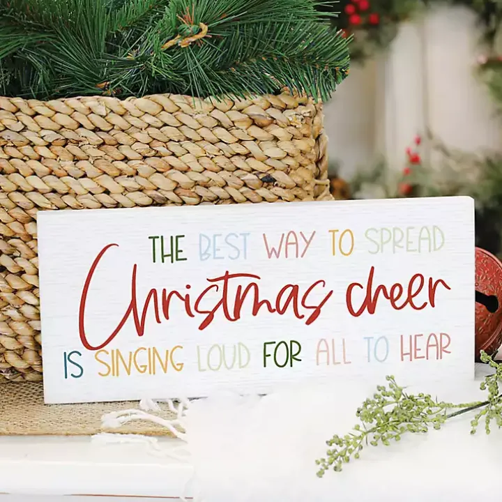 Spread Christmas Cheer Wall Plaque