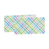 Spring Blossom Plaid Table Runner