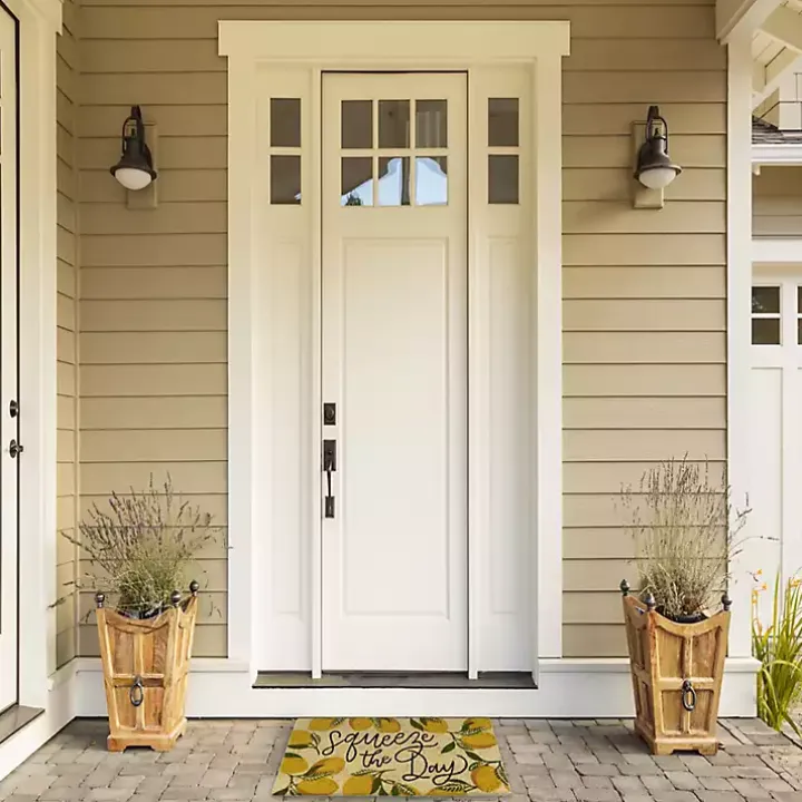 Squeeze the Day Coir Doormat