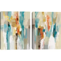 Steps on Sand I & II Canvas Art Prints, Set of 2