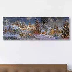 Stillness of Christmas Canvas Art Print