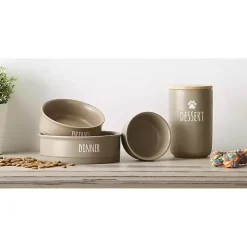 Stone Dinner & Drinks 2-pc. Pet Bowl Set, 8 in.