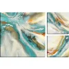 Striations I, II & III Canvas Art Prints, Set of 3