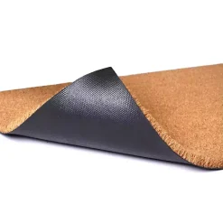 Striped Merry + Bright Coir Doormat