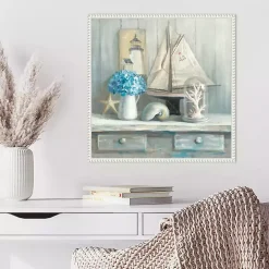 Summer House Framed Canvas Art Print