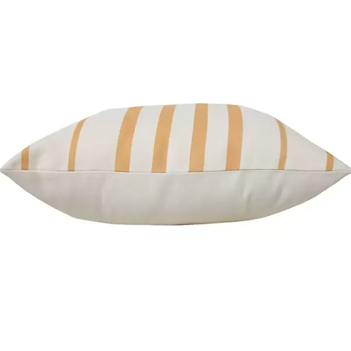 Sunshine Geometric Stripes Outdoor Pillow
