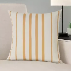 Sunshine Geometric Stripes Outdoor Pillow