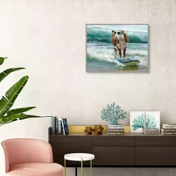 Surf & Turf Framed Canvas Art Print