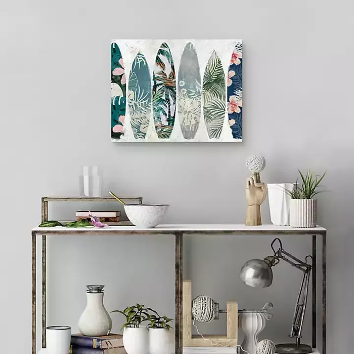 Surf Patterns Canvas Art Print