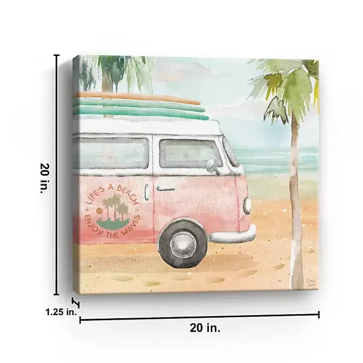 Surfs Up V Canvas Art Print