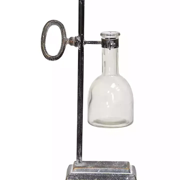 Suspended Vase on Metal Stand