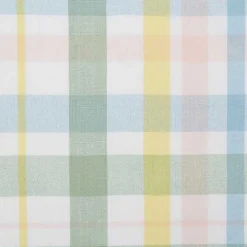 Sweet Spring Plaid Tablecloth, 52 in.