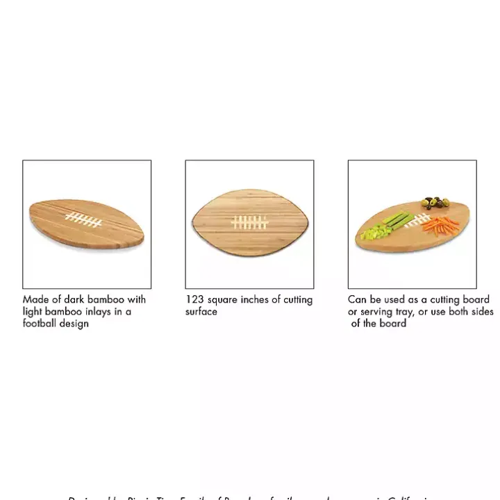 Tampa Bay Buccaneers Bamboo Football Cutting Board