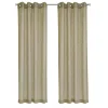 Tan Boucle Sheer Single Curtain Panel, 95 in.