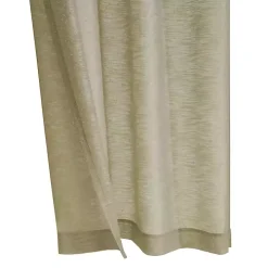 Tan Boucle Sheer Single Curtain Panel, 95 in.