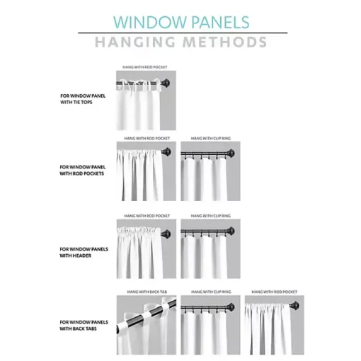 Tan Evie Medallion Curtain Panel Set, 95 in.