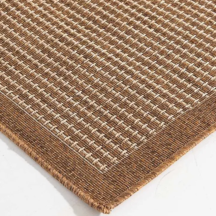 Tan Gather Indoor/Outdoor Area Rug, 5x7