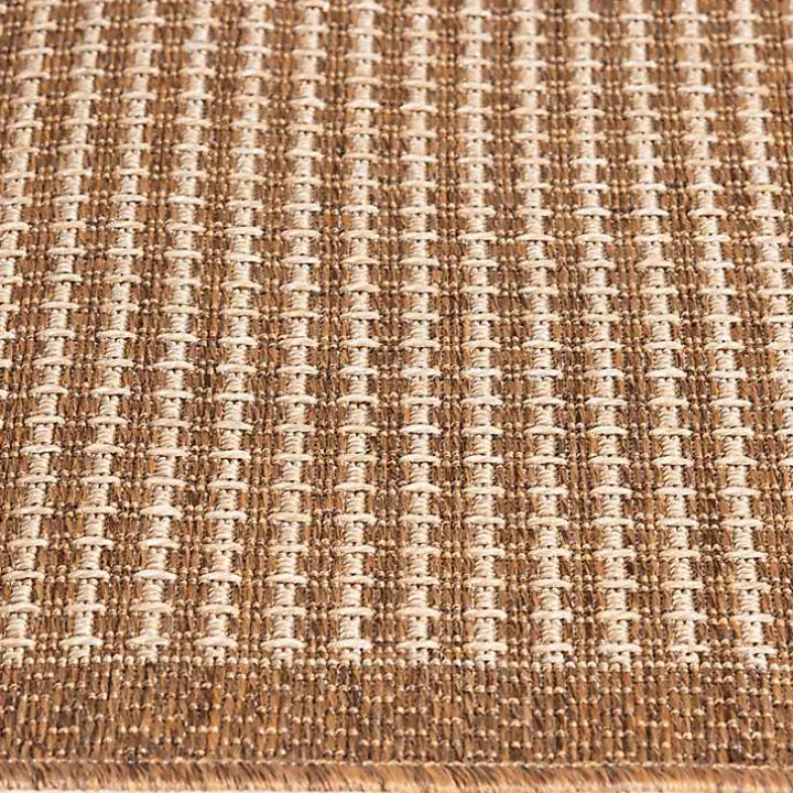 Tan Gather Indoor/Outdoor Area Rug, 5x7