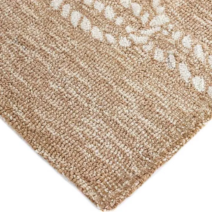 Tan Nautical Rope Indoor/Outdoor Area Rug, 2x3