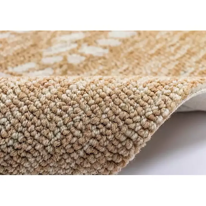 Tan Nautical Rope Indoor/Outdoor Area Rug, 2x3