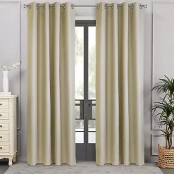 Tan Newberry Blackout Curtain Panel, 108 in.