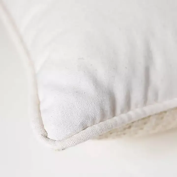 Tan Pin Point Pillow