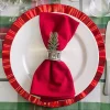 Tango Red Buffet Napkins, Set of 12