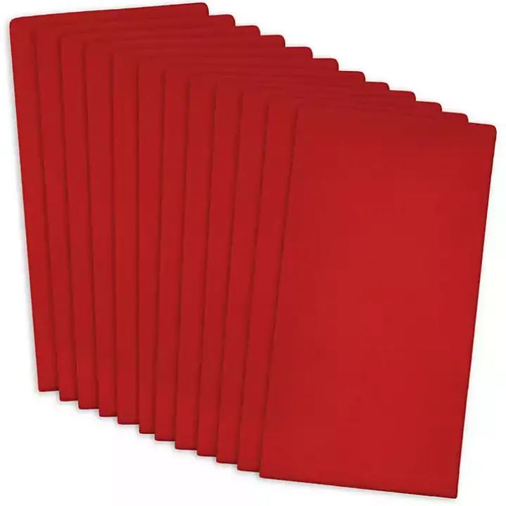 Tango Red Buffet Napkins, Set of 12