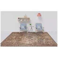 Taupe Eaton Transitional Area Rug, 8x10