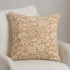 Taupe Fall Floral Pillow