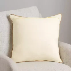 Taupe Fall Floral Pillow