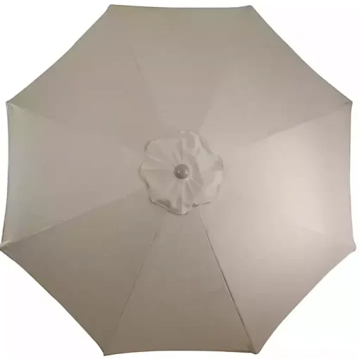 Taupe Tilt Hand Crank Outdoor Umbrella