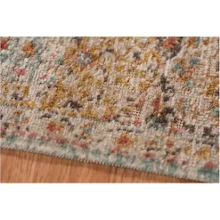 Teal Eaton Bordered Runner