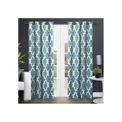 Teal Maxwell Blackout Curtain Panel Set, 96 in.