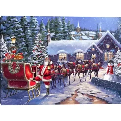 Team Santa Canvas Art Print