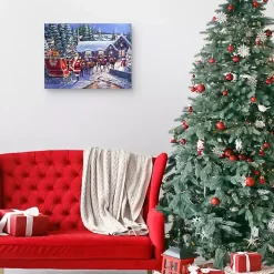 Team Santa Canvas Art Print