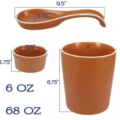 Tempo Terracotta 6-pc. Countertop Accessory Set