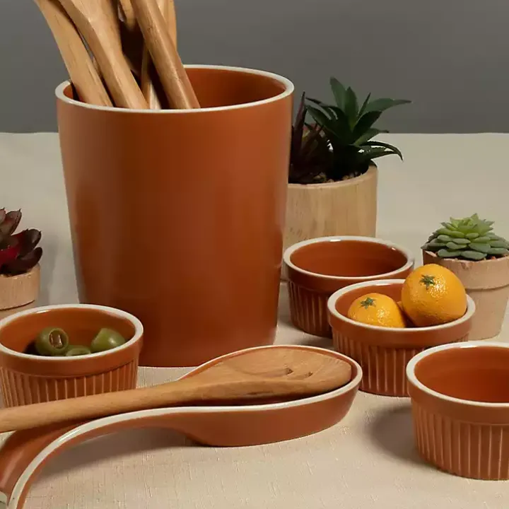 Tempo Terracotta 6-pc. Countertop Accessory Set