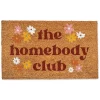 The Homebody Club Floral Coir Doormat