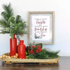 The Music of Christmas Framed Wall Plaque