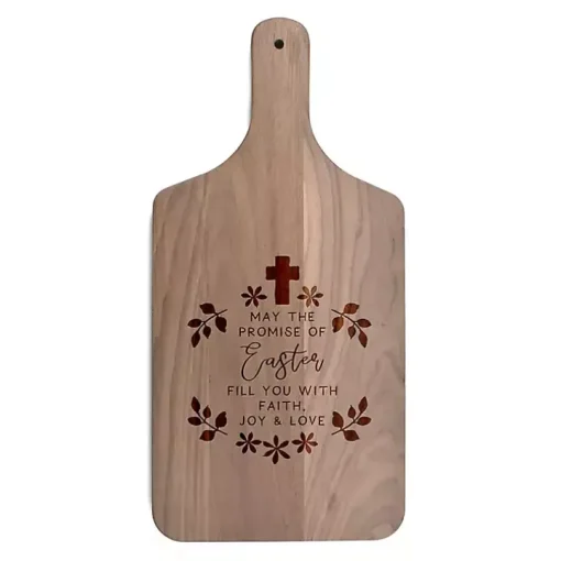 The Promise of Easter Walnut Cutting Board